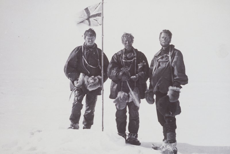 Sir Douglas Mawson blah and blah, at the beginning of their expedition